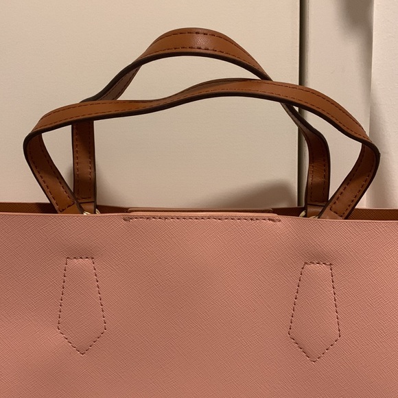 Oroton Mini Tote Bag in light pink - Picture 9 of 17